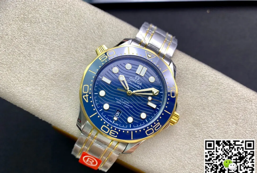 Omega Seamaster Diver 300M 210.20.42.20.03.001 OR Factory 1:1 Best Edition Replica Watch Blue Bezel